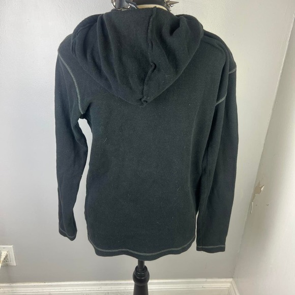 Grunge contrast stitching hoodie - Picture 2 of 4